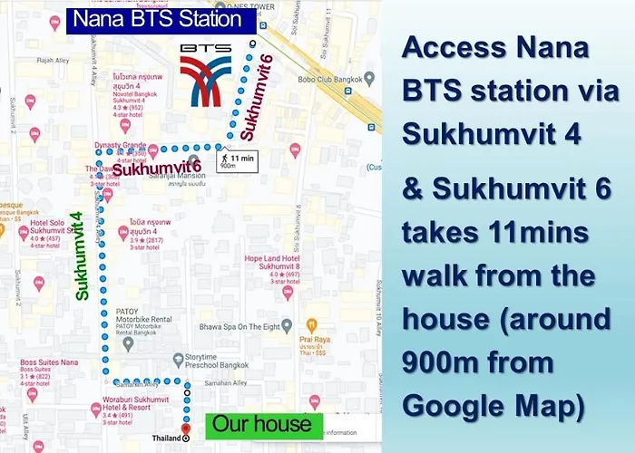 At Four-6 Bed, Center, Nana Bts, Mbk, World, Siam * Bangkok